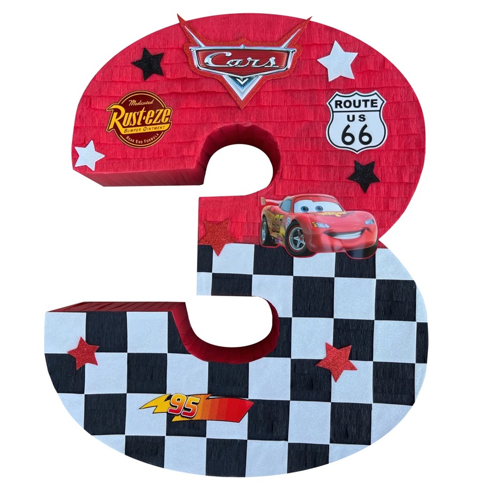 #3 Cars lightning McQueen Pinata